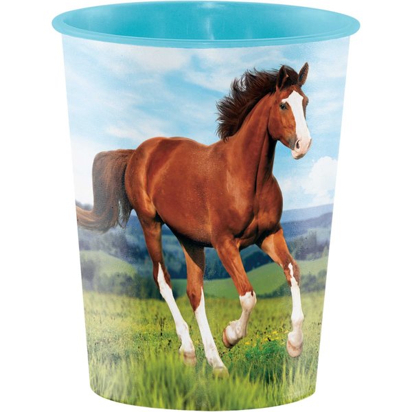 Creative Converting Wild Horse Plastic Cup, 16oz, 12PK 340471